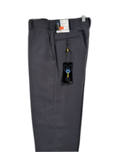 Mojo Boys Charcoal Gray Dress Pants Flat Front Polyester Sizes 27&quot; - 28&quot;... - £19.97 GBP