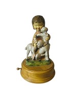 Reuge Brahms Lullaby Music Box Figurine Swiss Musical Antique Carved Ger... - £58.39 GBP