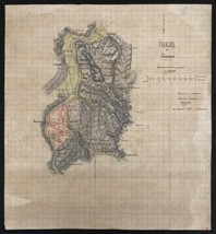 1872 Topographic Map Sakar with Surroundings Dimitrije Djuric - £184.89 GBP