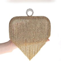Women&#39;s Evening Bags tel sequined clutches for Female 2023 Fashion   Silver Hand - £71.19 GBP