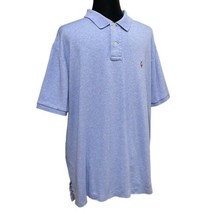Polo Ralph Lauren Blue Pima Soft Touch Polo Shirt Pony Logo Size XXL - £30.10 GBP
