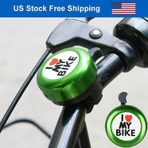 Green Bicycle Bike Bell Cycling Handlebar Horn Ring Alarm Safety For Kids Adult - £10.27 GBP