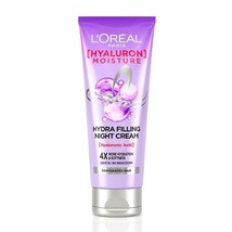 L&#39;Oréal Paris Filling Night Cream,Leave In Hair Cream with Hyaluronic Acid 180ml - £14.31 GBP