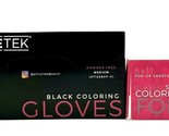 StyleTek Powder Free Medium Black Coloring Gloves 100 &amp; 500 CT Pop-Up Fo... - $39.55