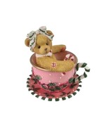  Cherished Teddies 269840 JoAnn &quot;Cup Full Of Love&quot; Vintage Bear Figurine - £11.79 GBP
