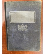 Old Vintage Document Hungary Workbook 1930’s- 1940’s - $12.16