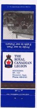 Matchbook Cover Royal Canadian Legion Branch 81 Moosomin Saskatchewan Truck - £0.73 GBP