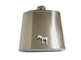 Small Donkey 6 Oz. Stainless Steel Flask - £39.33 GBP