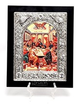 Large Byzantine Icon Church Treated Size 29.5cm x 20.5cm - £32.74 GBP