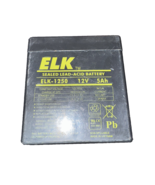 ELK 1250 12V, 5Ah Rechargeable SLA Battery, F1 Terminal - $478.77 MXN