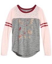 Epic Threads Big Kid Girls Star Print T-Shirt Color Pink/Gray Size X-Large - $22.32