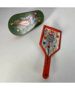 US Metal Toy MFG Co Vintage Noise Makers Lot of 2 Collectible Party Deco... - £18.05 GBP