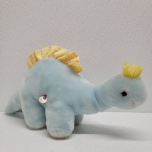 Vintage Eden Wind-Up Musical Blue Pastel Dinosaur Plush Toy Head Moves -... - $64.25