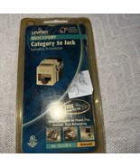 Leviton Almond Quickport Multi-Use CAT 5e Jack 8-position, 8-conductor 5... - £4.64 GBP