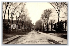 McGill University Street View Montreal Quebec Canada UNP Unused  DB Postcard N22 - £3.12 GBP