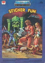 VINTAGE 1982 Whitman Masters of the Universe Sticker Fun Book Complete - £46.73 GBP