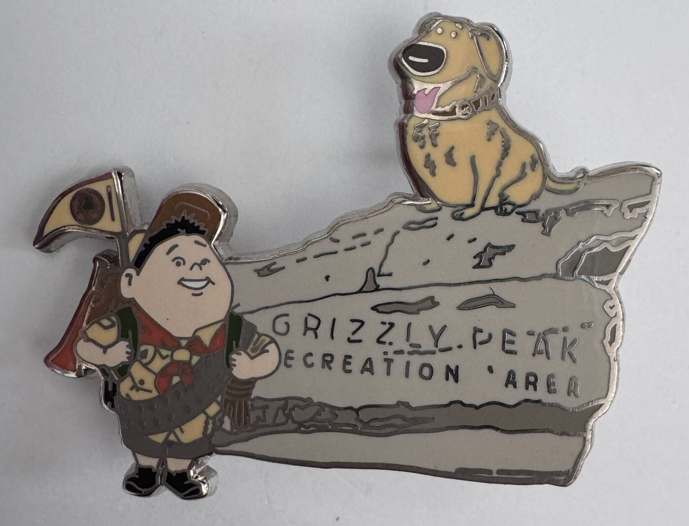 Disney Pixar Russell Dug Up Grizzly Peak DCA DLR Reveal Conceal Mystery Pin - $39.59