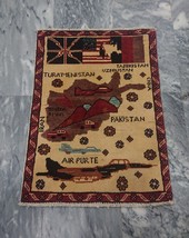 Afghan War Rug, 2x3 Door Mat Rug, Handmade Oriental Rug, Wall Rug, Boho Rug - £151.86 GBP