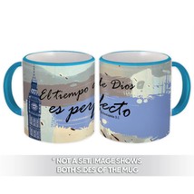 El Tiempo de Dios es Perfecto Big Ben : Gift Mug Spanish Christian Catholic - £12.50 GBP