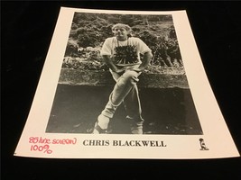 Press Kit Photo Chris Blackwell 8x10 Black&amp;White Glossy - £7.83 GBP