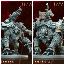 3D Printed Archvillain Games Panic Engine Orbita Hellscape Oblivion Court 28 - €59,37 EUR - €118,84 EUR