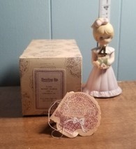 1981 Enesco Growing Up Birthday Girls Figurine Age:4 Blonde  3.5&quot; W/ BOX &amp; TAG - $6.73