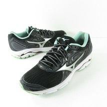 Mizuno Womens Wave Inspire 14 Athletic Running Shoes Black Mint Green Si... - £17.56 GBP