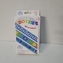 Dotzies Bracelets Symbolic Design (Makes 3) Diamond Dotz Craft Kit NIB - £2.36 GBP
