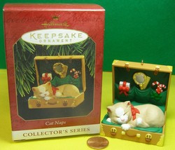 Hallmark Keepsake Ornament &quot;Cat Naps&quot; Collectors Series   1997 - £9.55 GBP