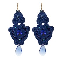 New fashion earrings for women vintage soutache handmade luxury tassel earrings jewelry thumb200