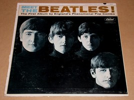 The Beatles Meet The Beatles! Record Album Vinyl Vintage Capitol Label MONO 1 - £36.62 GBP