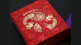 Paisley Royals (Red) Playing Cards by Dutch Card House Company - $21.77