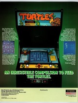 Turtles Arcade Flyer Original 1981 Video Game Retro 8.5&quot; x 11&quot; Maze Vintage - £16.82 GBP