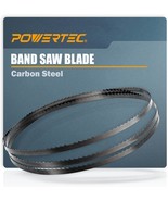 Powertec 56-1/8 Inch Bandsaw Blades, 3/8&quot; X 6 Tpi Band Saw Blades For, 1... - $29.92