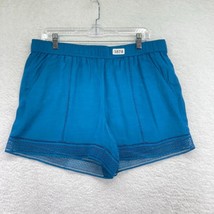 Ann Taylor Loft Womens Dressy Shorts Size Medium Teal Blue Cutout Trim P... - £11.64 GBP