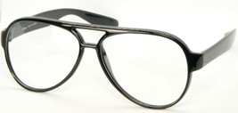 NEW LOOKSPIA 072 SHINY BLACK EYEGLASSES GLASSES PLASTIC FRAME 58-15-138mm - $255.17 MXN