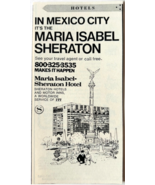 1972 Maria Isabel Sheraton Hotel Advertisement Mexico City Vintage F6J - $28.01 CAD