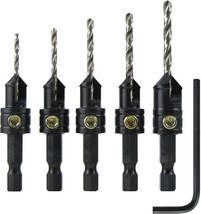 Make It Snappy Tools Quick-Change 5-Pc. Countersink Drill Bit Set. Proudly Made - $40.35