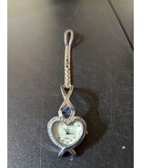 WOMEN&#39;S SILVER FINISH HEART SHAPE FASHION CASUAL DRESSY WRIST WATCH - €20,44 EUR