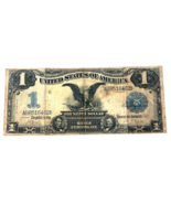 1899 $1 Silver Certificate Black Eagle Note Lyons/Roberts Very Good VG F... - $2,357.14 MXN