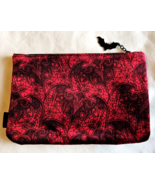 IPSY Glam Bag October 2023 Black &amp; Red With Lace Bat Design Halloween - £7.04 GBP