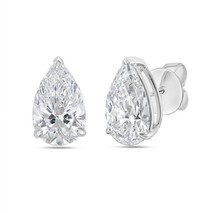 Diana M Jewels 5.13 cts pear shape lab diamond stud earrings size One Size - €1.303,37 EUR