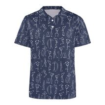 Golfer Hawaiian Women's Polo Golf Shirt Moisture Wicking Size Large - $408.94 MXN