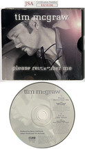 Tim McGraw signed 1999 Curb Records Please Remember Me/For A Little While Cover  - £62.89 GBP