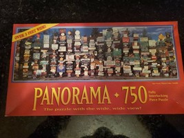 Panorama 750 Piece Puzzle Sign Forest Watson Lake Canada Milton Bradley ... - £15.00 GBP
