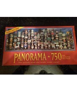 Panorama 750 Piece Puzzle Sign Forest Watson Lake Canada Milton Bradley ... - £14.93 GBP