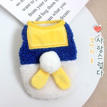 Cute Bow Pet Dog Clothes Winter Thicken Velvet Dogs Vest Coats For  Small Medium - £52.17 GBP