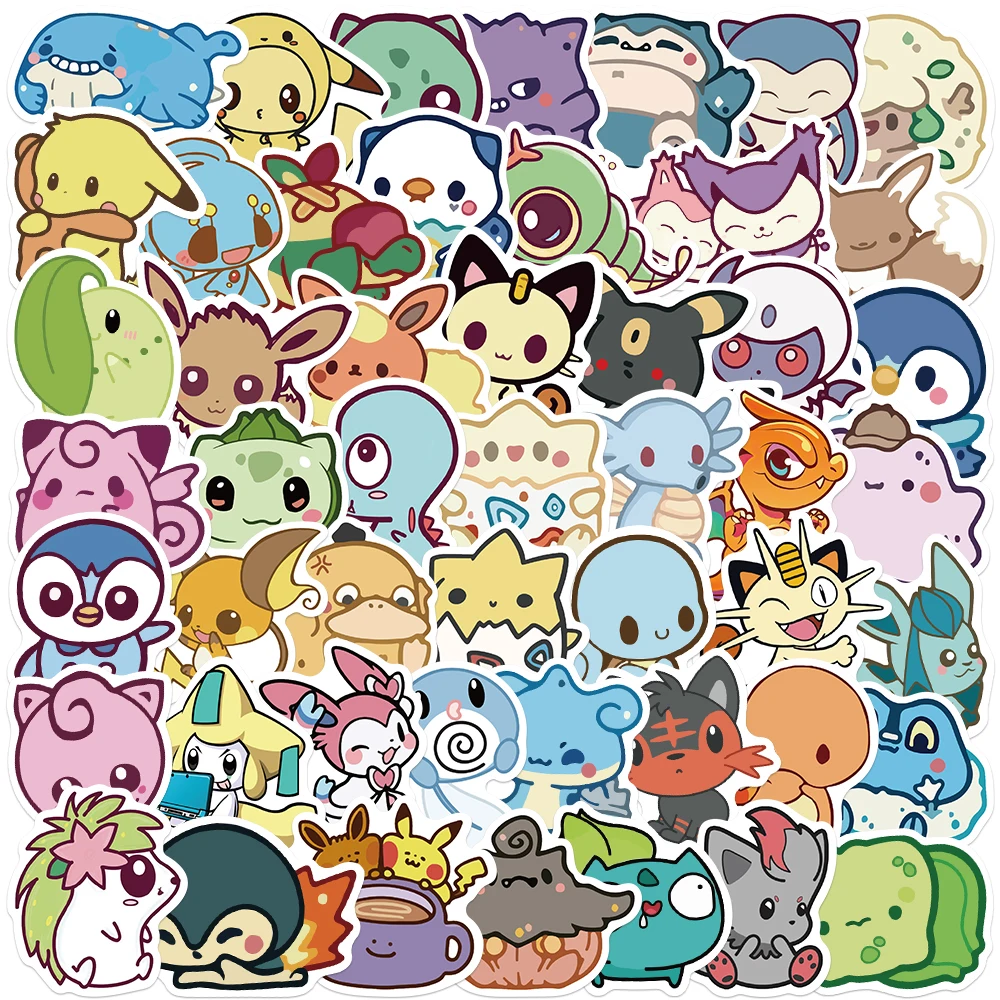 Play 10/30/50PCS Cute  Anime Cartoon Stickers Car Guitar Motorcycle Luggage Suit - £15.69 GBP