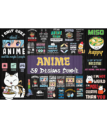 Anime Bundle SVG 30 Designs - $41.38 CAD