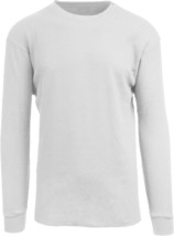 Galaxy by Harvic Mens Crew Neck Thermal Shirt, WHITE, L - $12.86